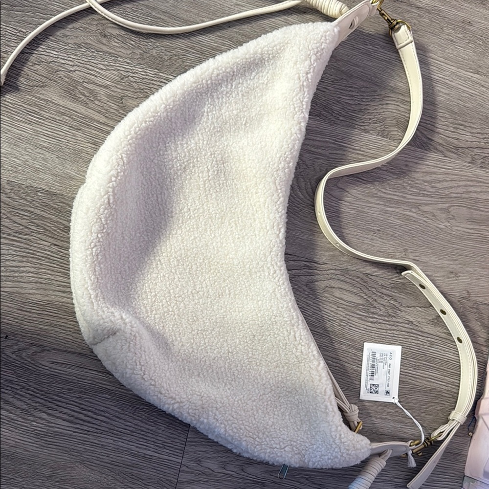 American Eagle Outfitters Cream Crossbody Bag